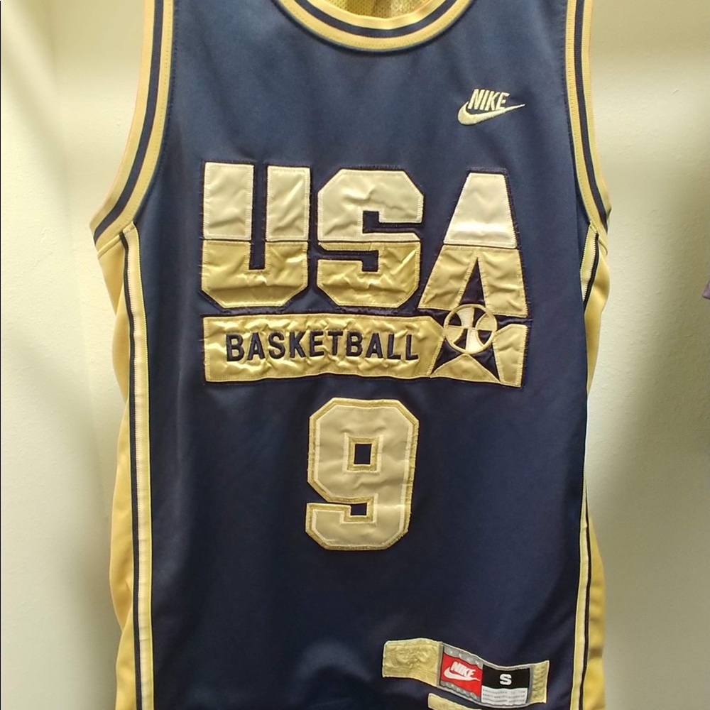 Vintage Micheal Jordan 1992 Olympic Gold Jersey